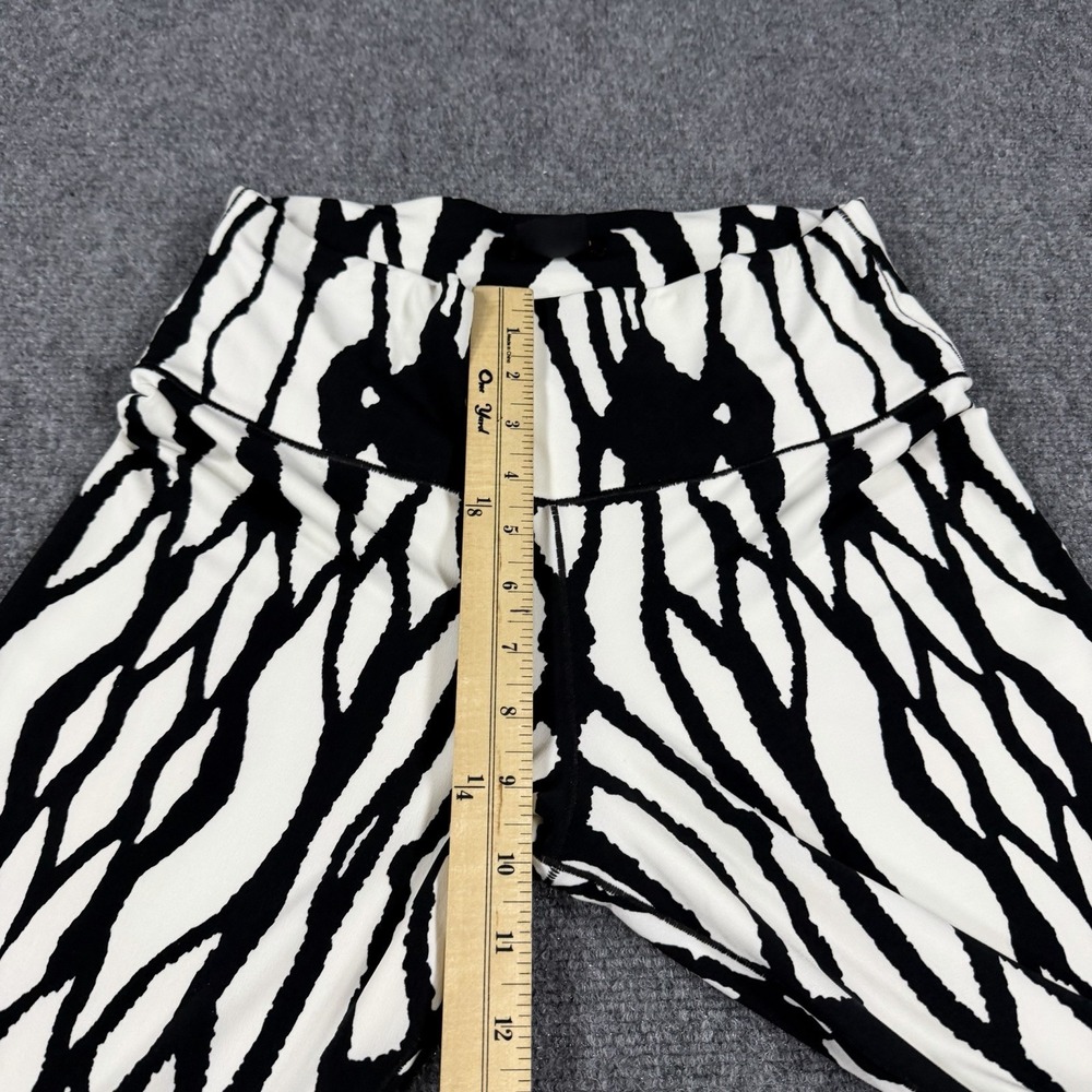 Eva Varro Pants Leggings Womens Large Black White Abstract Art Stretch USA - Picture 5 of 6
